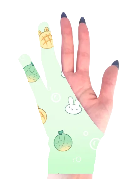 GUANTES DE DIBUJO (Diseño ajustado) - Melon Soda - 画像 (4)