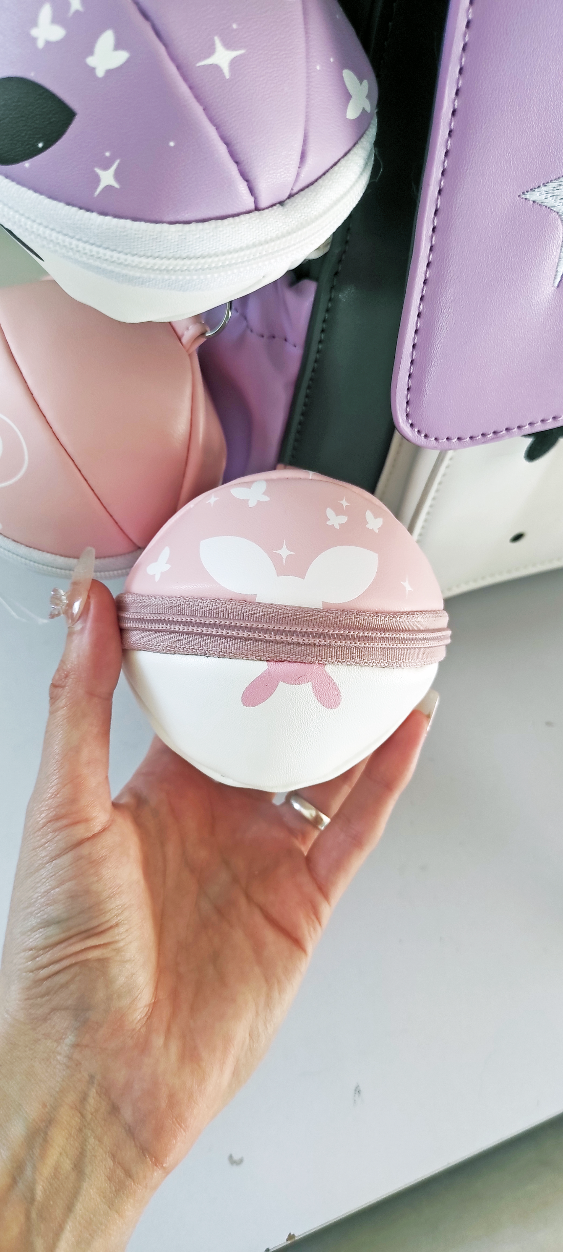 Mariposa rosa - BALL POUCHES