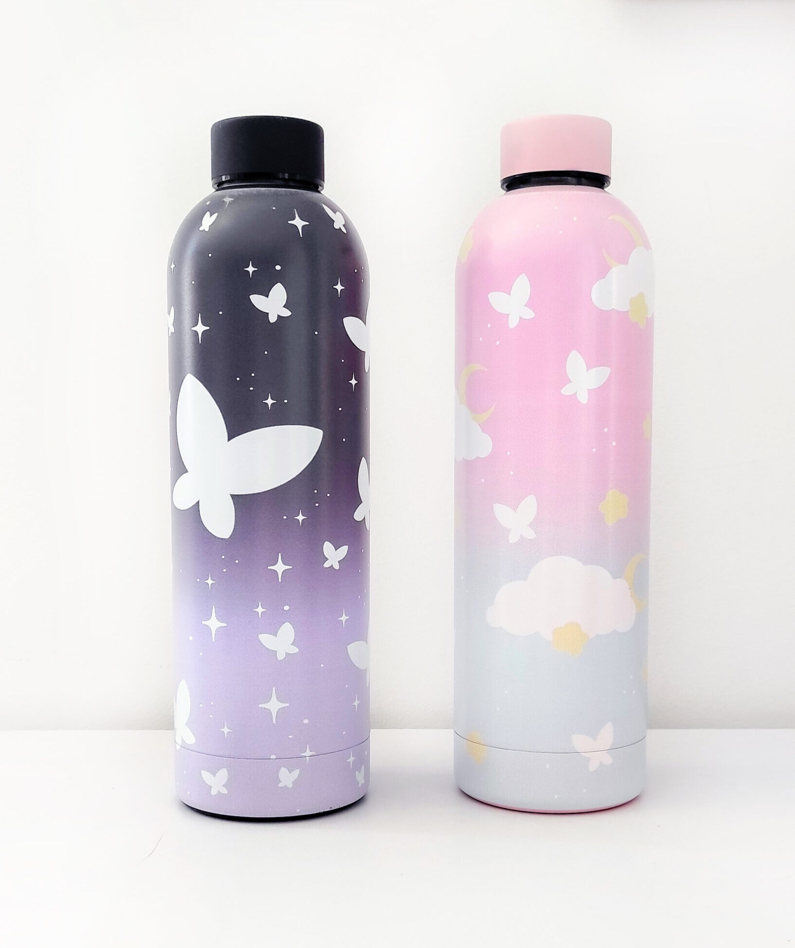 BOTELLAS DE AGUA (750 ml) - Dark & Pastel