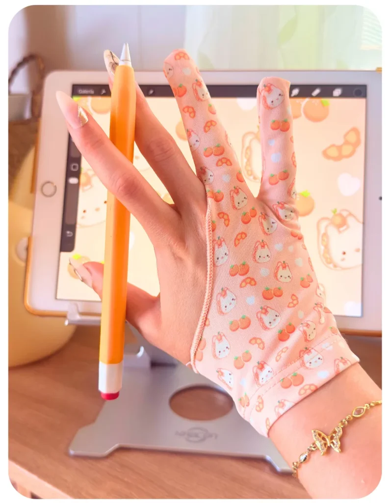GUANTES DE DIBUJO (Diseño ajustado) - Mikarin Mandarina