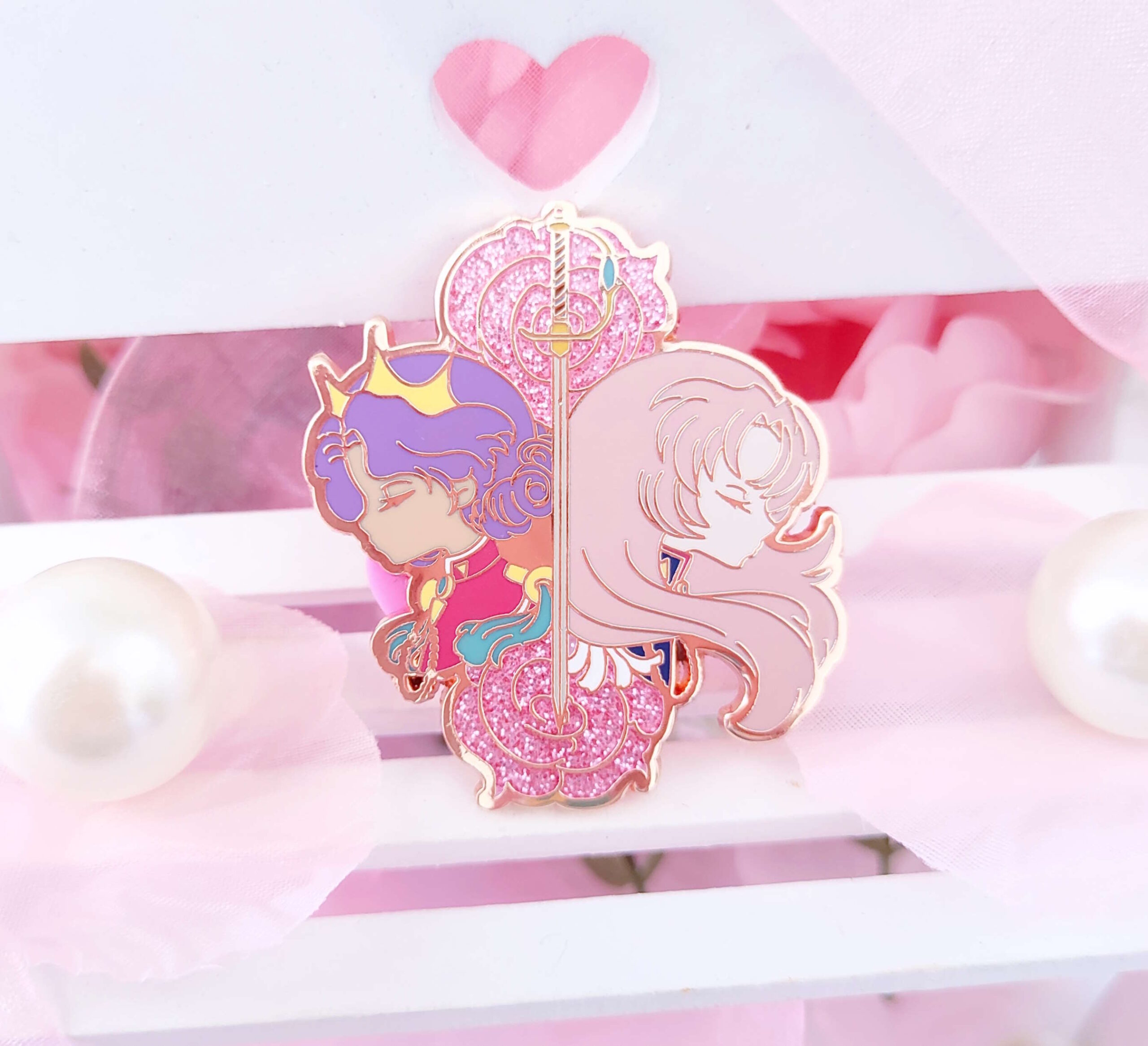 Revolution Love (Utena y Anthy) - PIN METÁLICO
