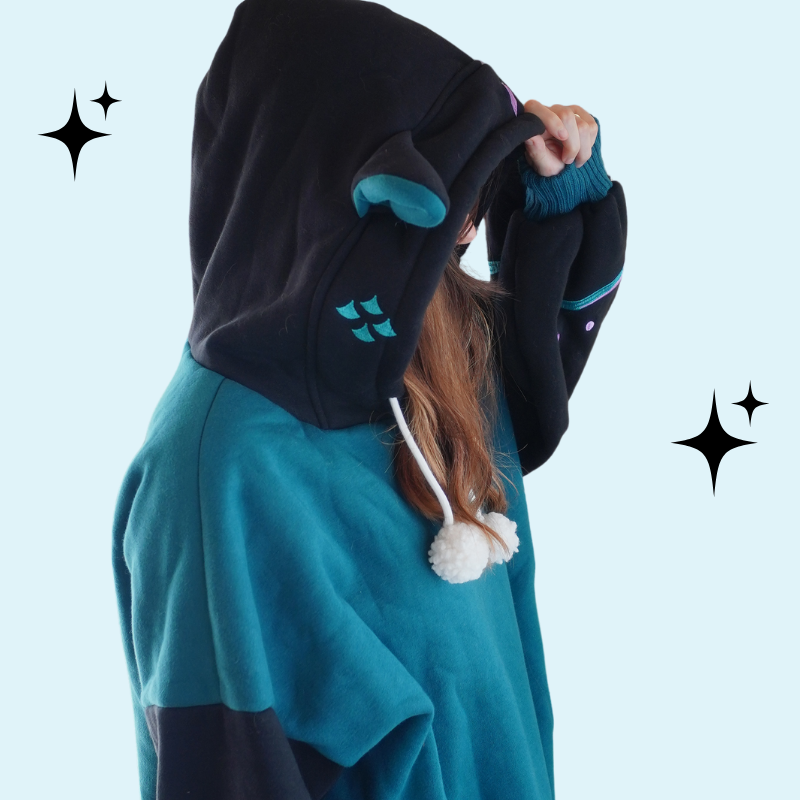 XIAO - Puffy Hoodies (Genshin Impact) - 画像 (3)