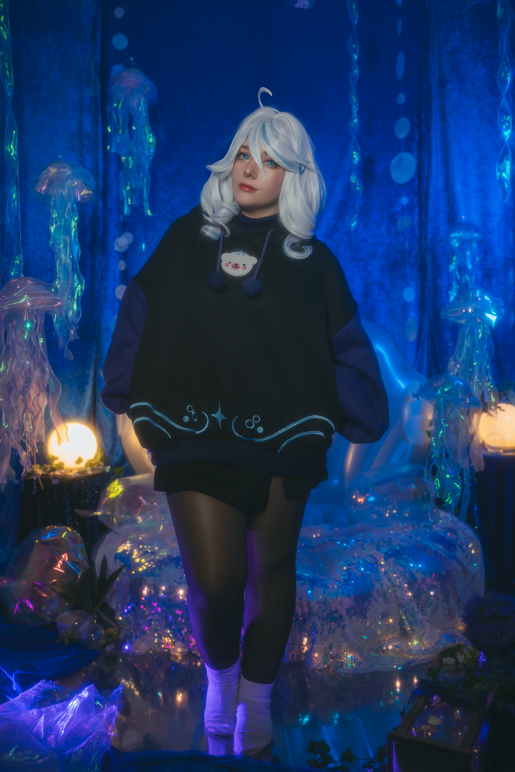 NEUVILLETE - Puffy Hoodies (Genshin Impact) - 画像 (2)
