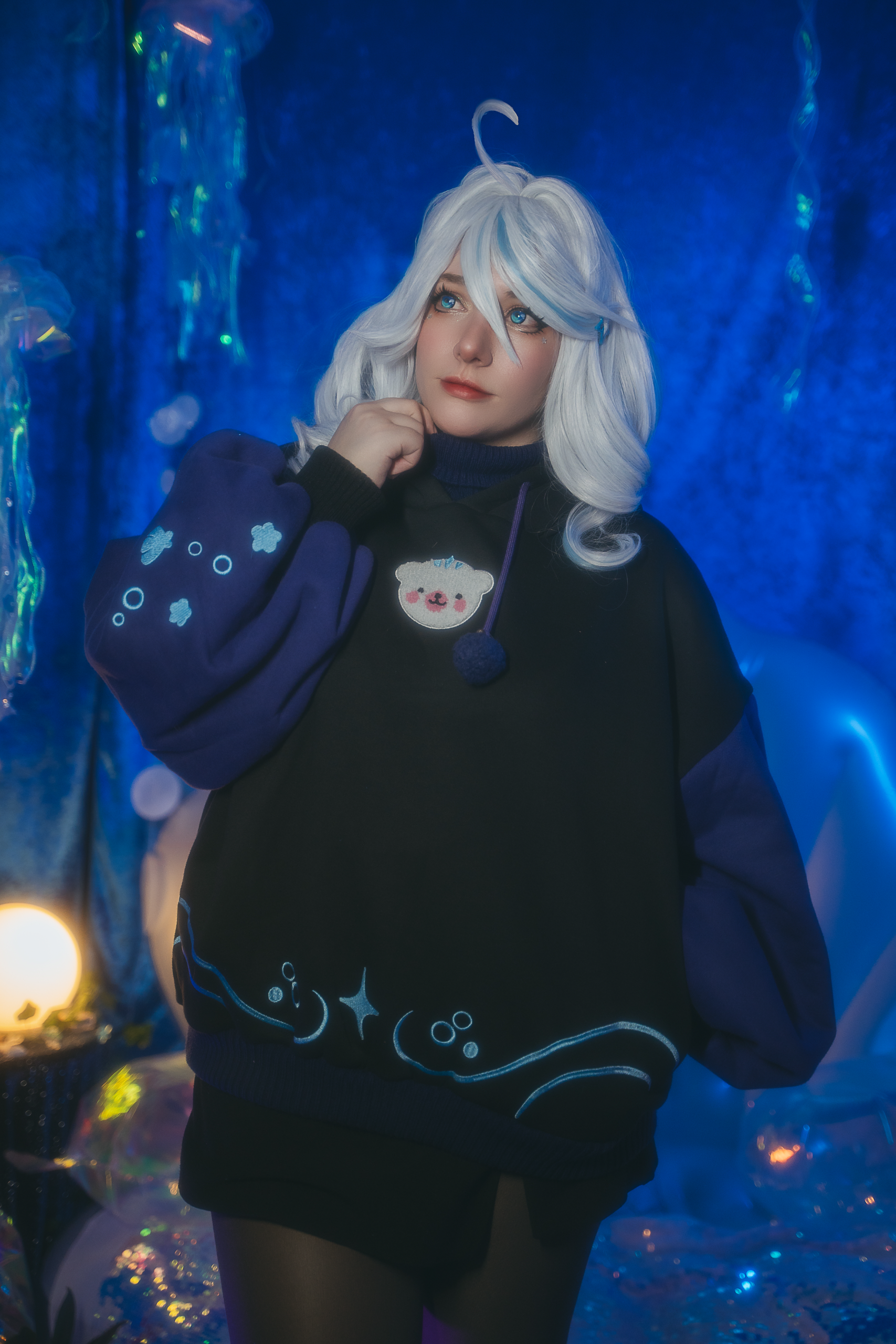 NEUVILLETE - Puffy Hoodies (Genshin Impact) - 画像 (3)