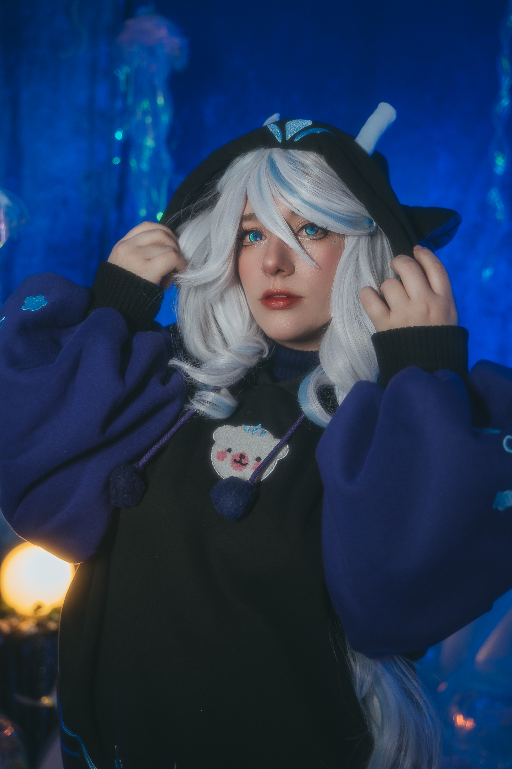 NEUVILLETE - Puffy Hoodies (Genshin Impact)