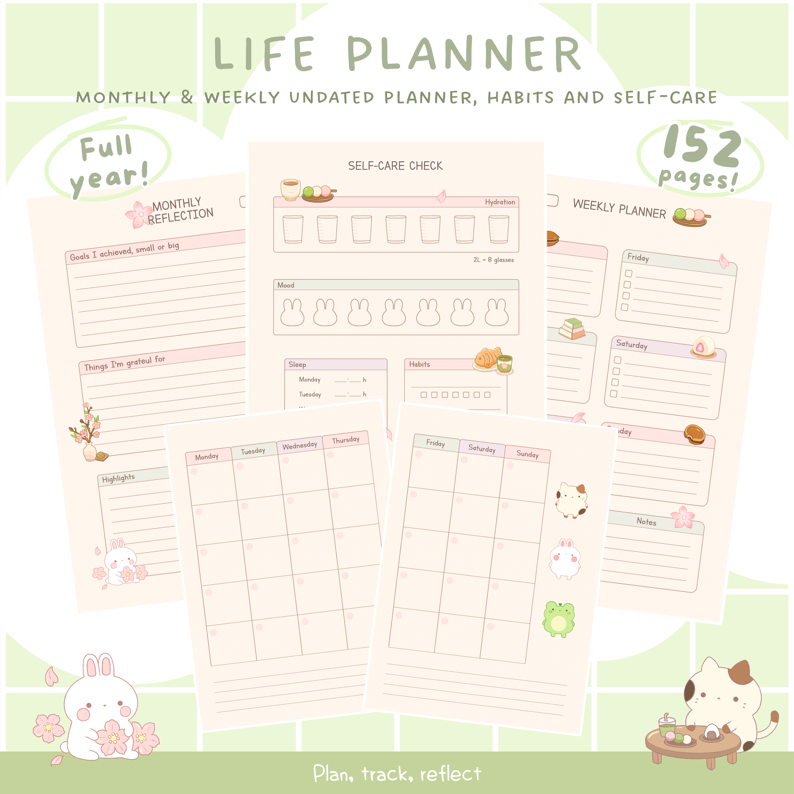Pack Vida Diaria - PÁGINAS PLANNER