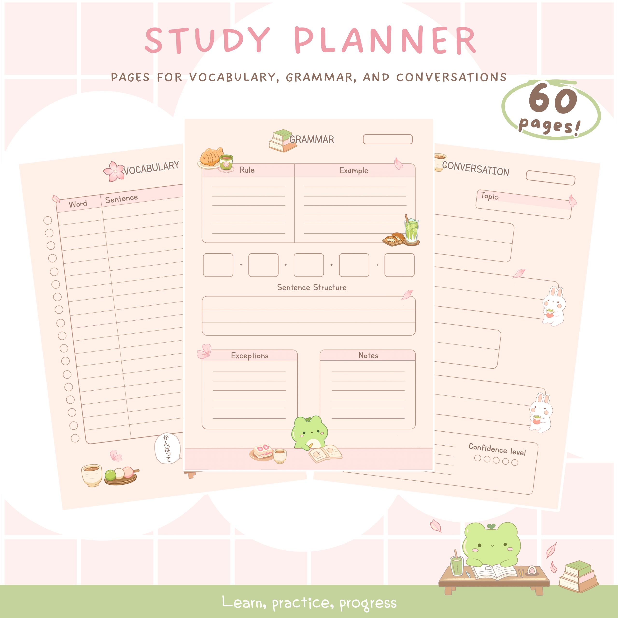 Pack Estudio - PÁGINAS PLANNER