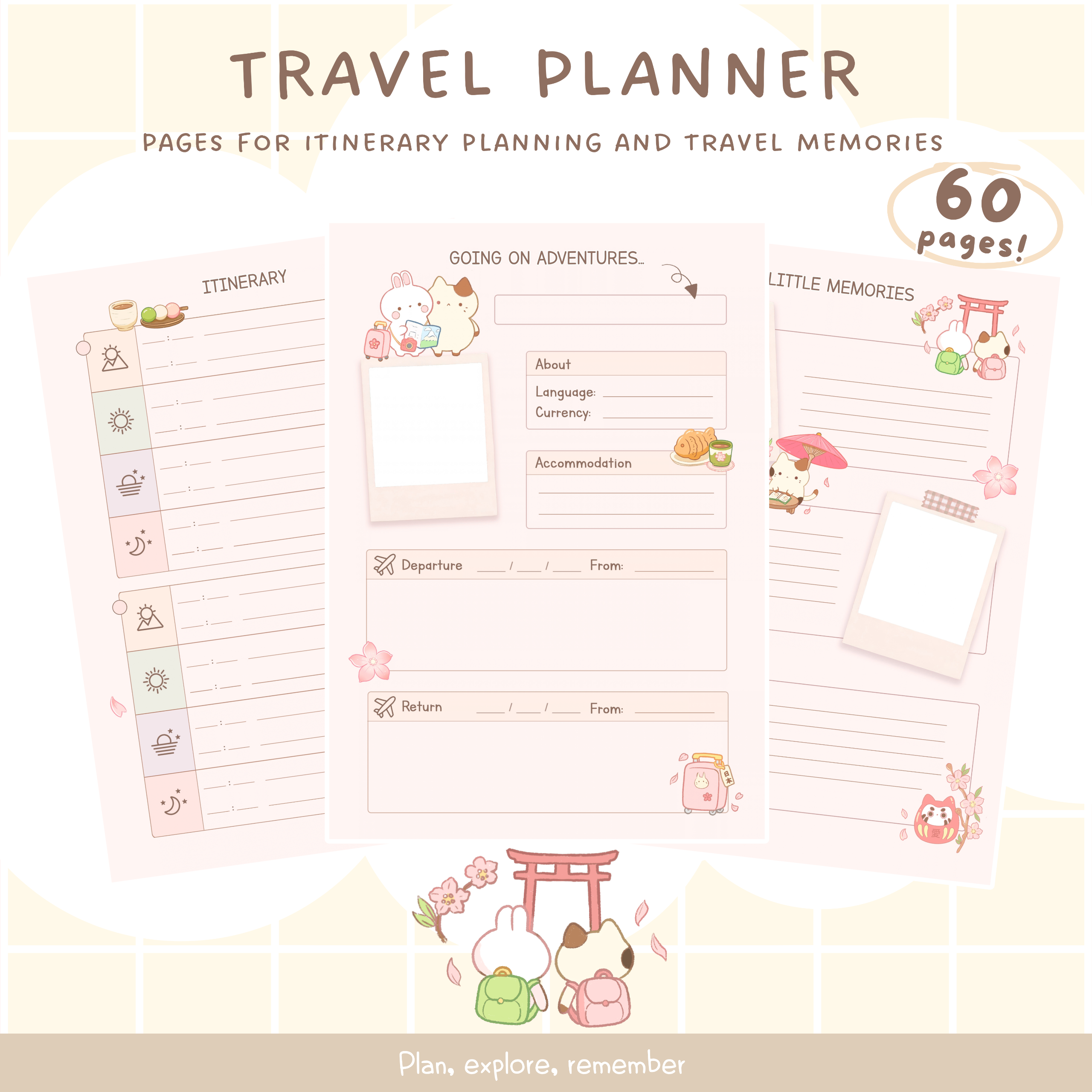 Pack Viajes - PÁGINAS PLANNER